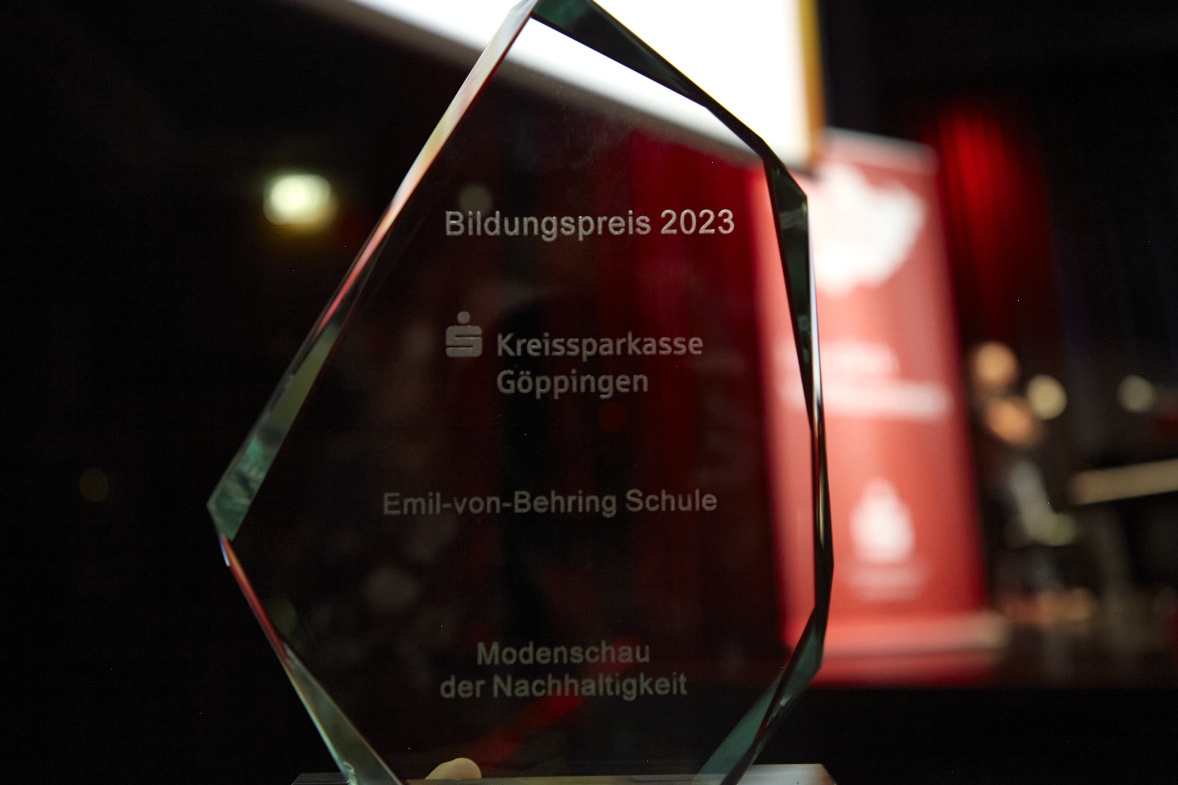 Bildungspreis für die Emil-von-Behring-Schule – Das Projekt „Modenschau der Nachhaltigkeit“ hat die Jury der Kreissparkasse Göppingen überzeugt